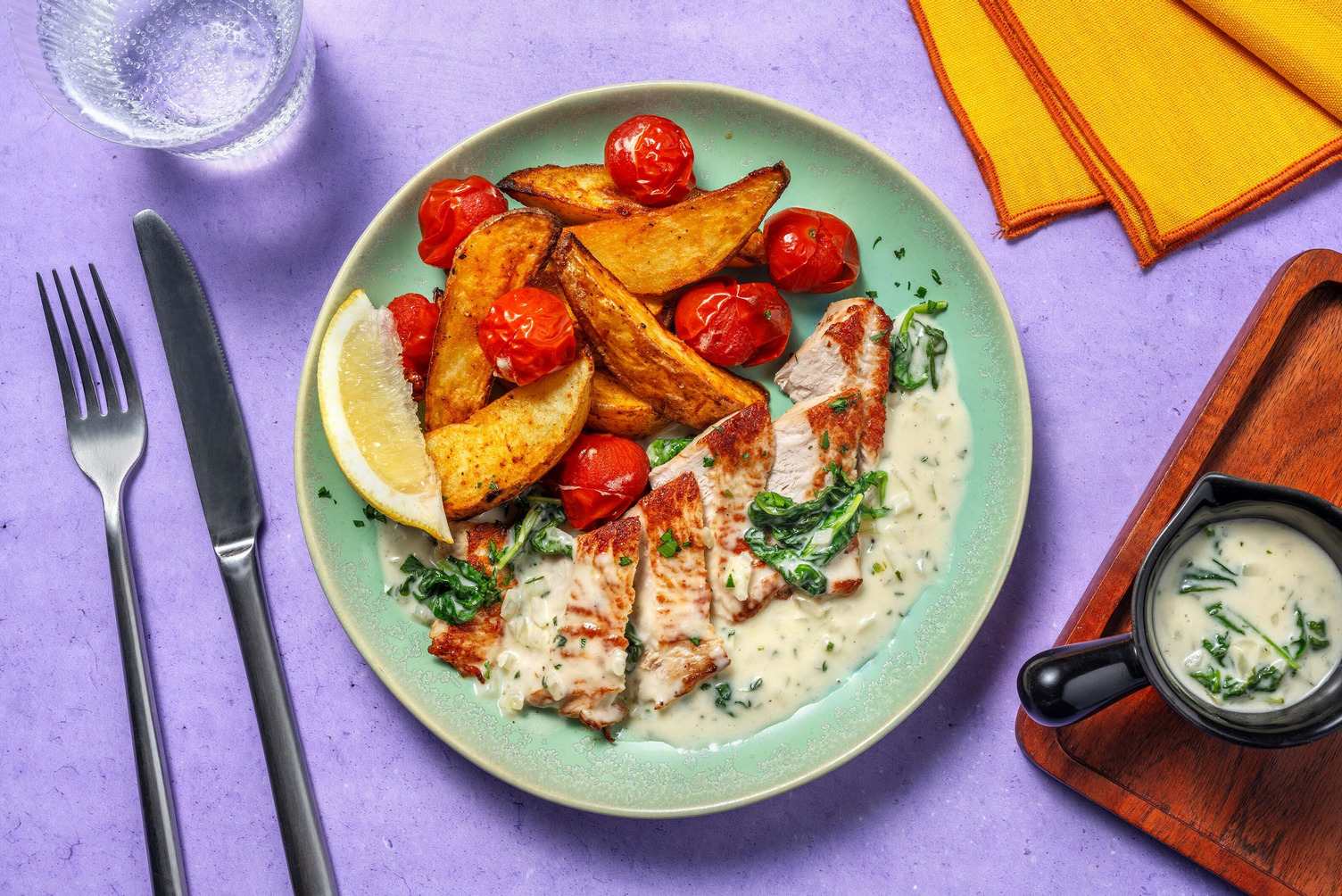 Putenbrust Florentiner Art Rezept | HelloFresh