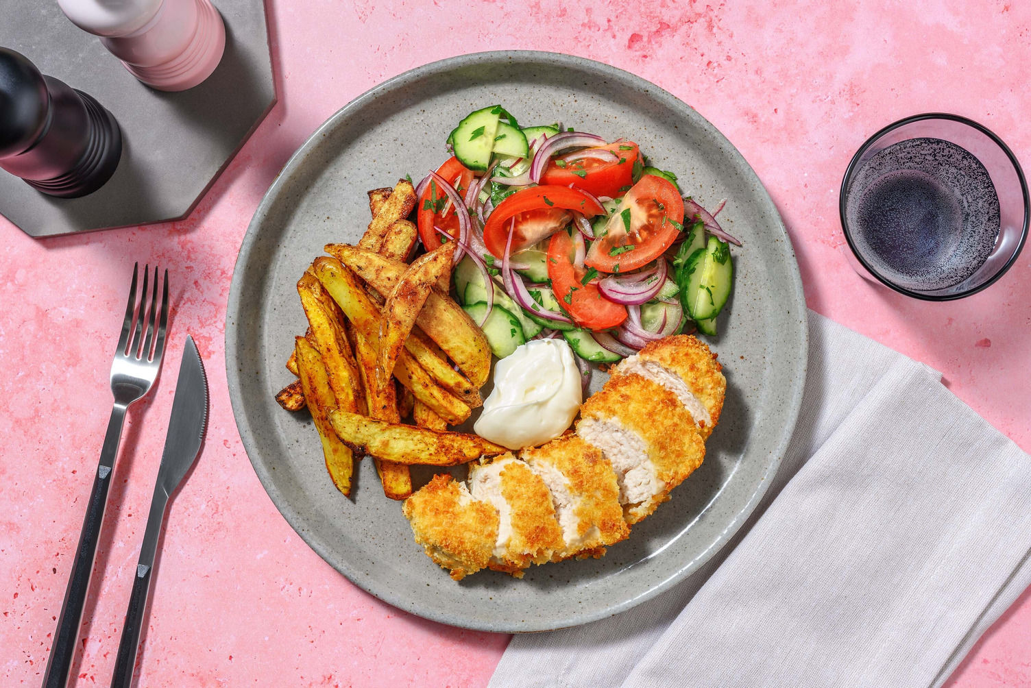 Cheese breaded chicken HelloFresh