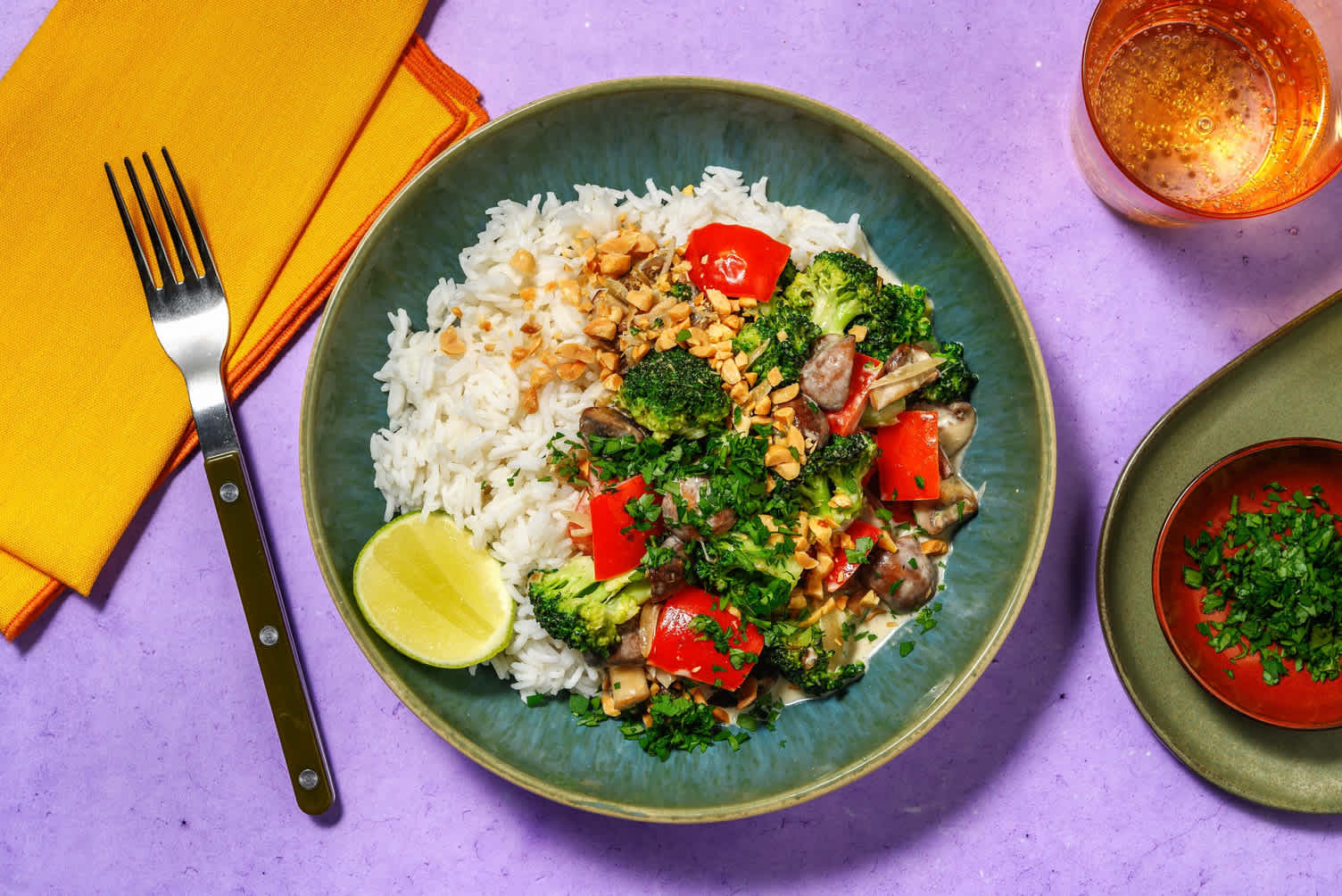 Grünes Gemüsecurry Rezept | HelloFresh