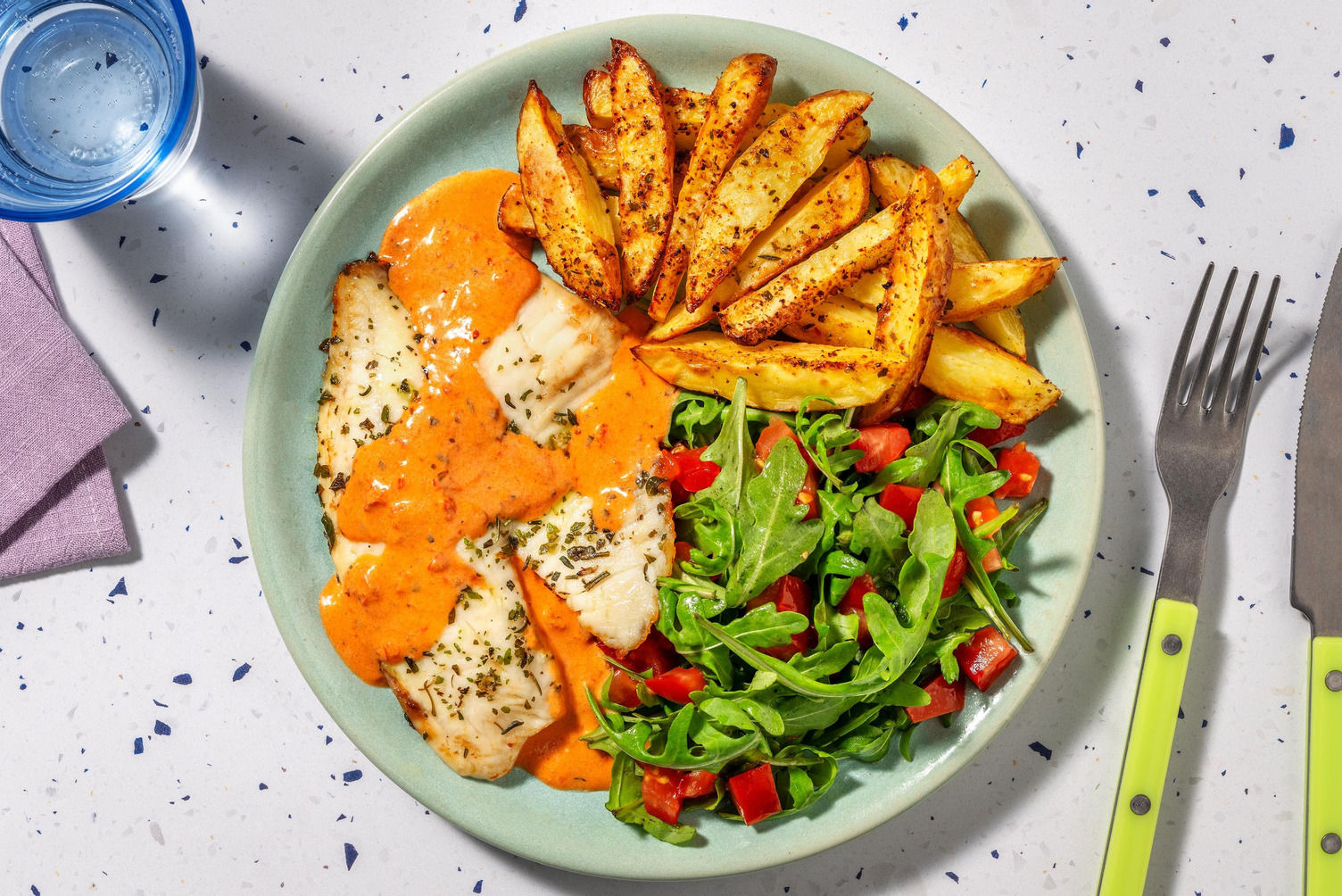 Sea Bass in Creamy Cajun Sauce Recipe - HelloFresh