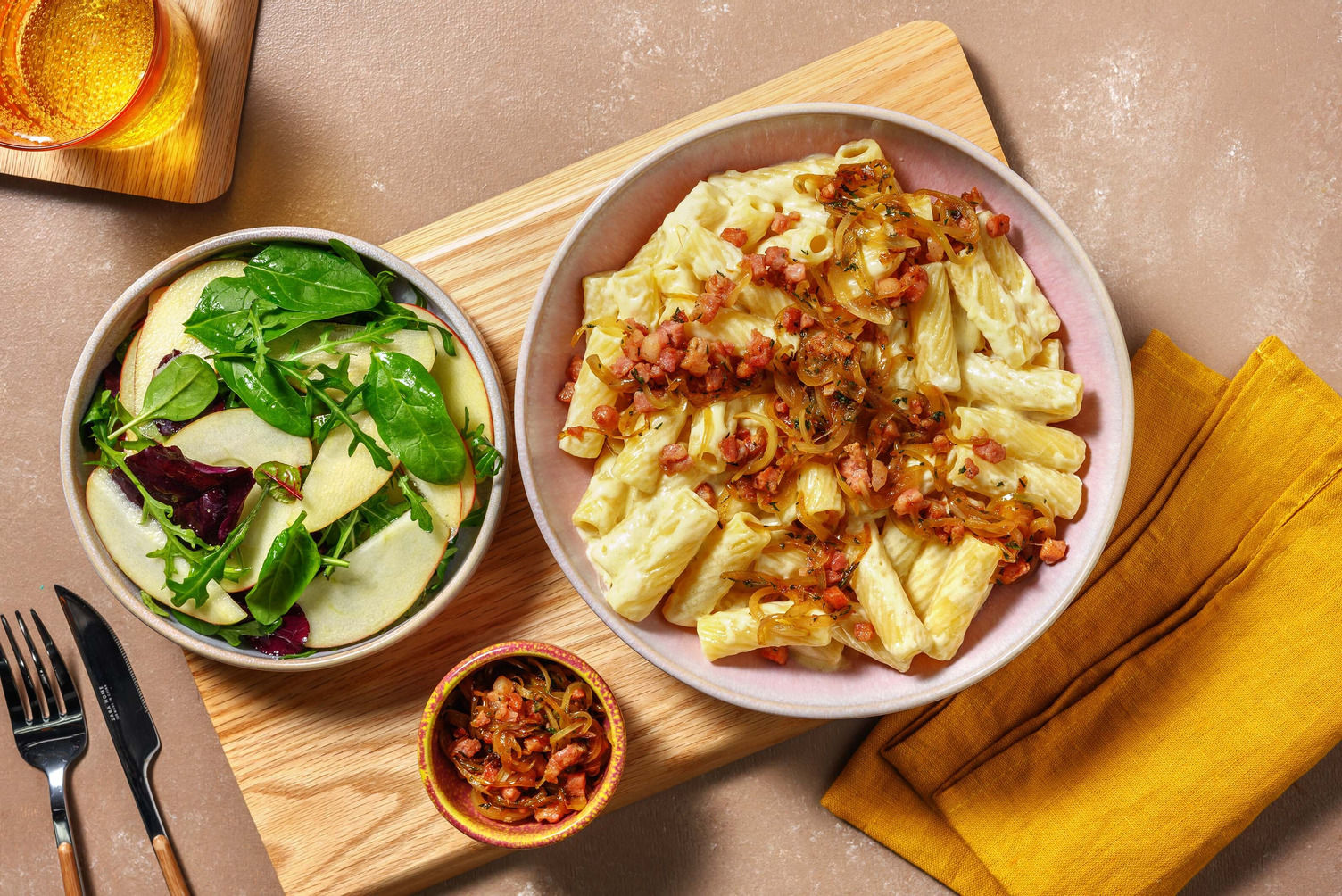 Bacontoppet 'macaroni and cheese' HelloFresh