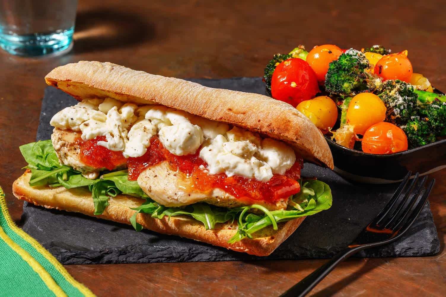 Summery Chicken and Tomato Jam Bistro Sandwiches Recipe HelloFresh