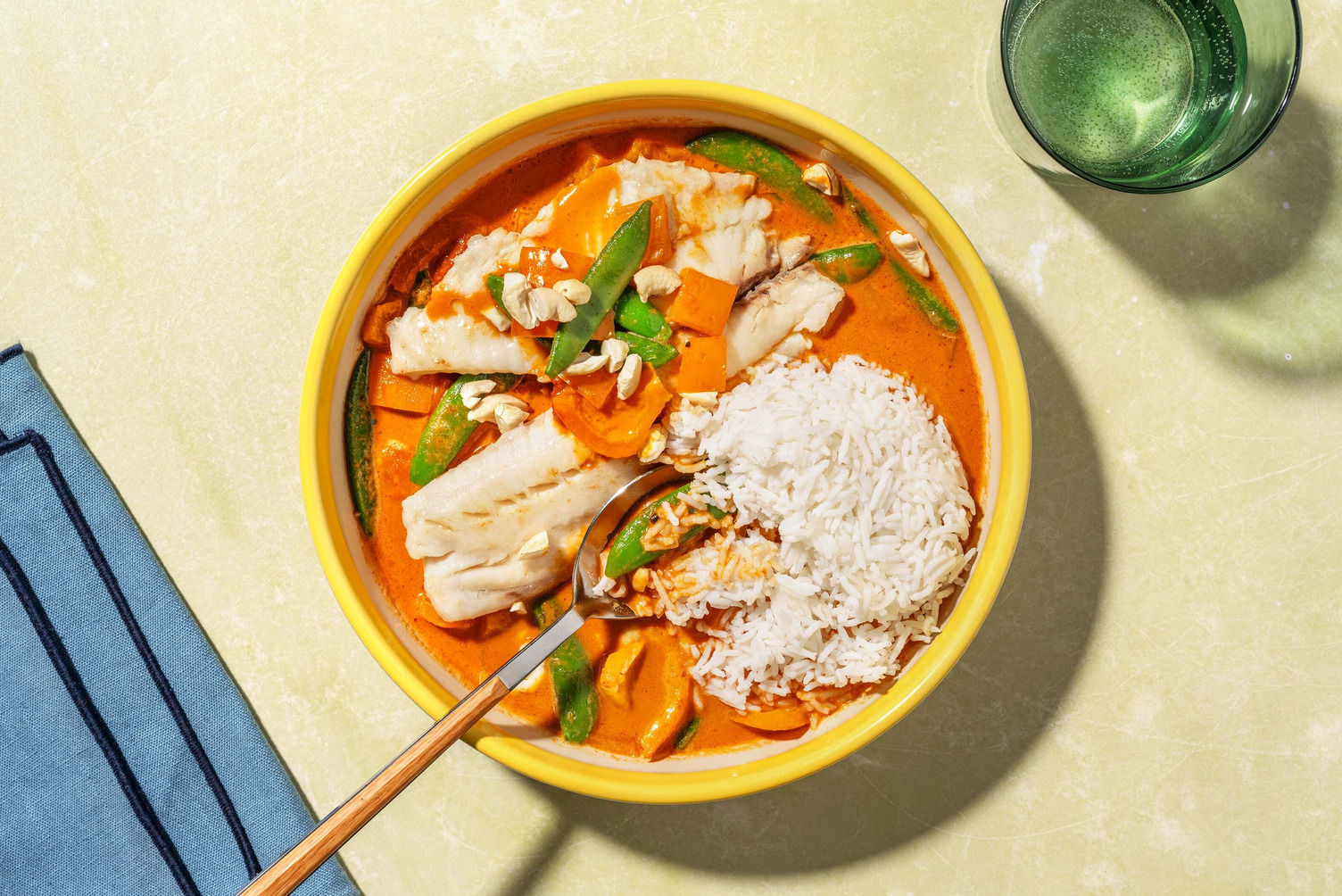 SuperQuick Thai CoconutCurry Salmon Bowls Recipe HelloFresh