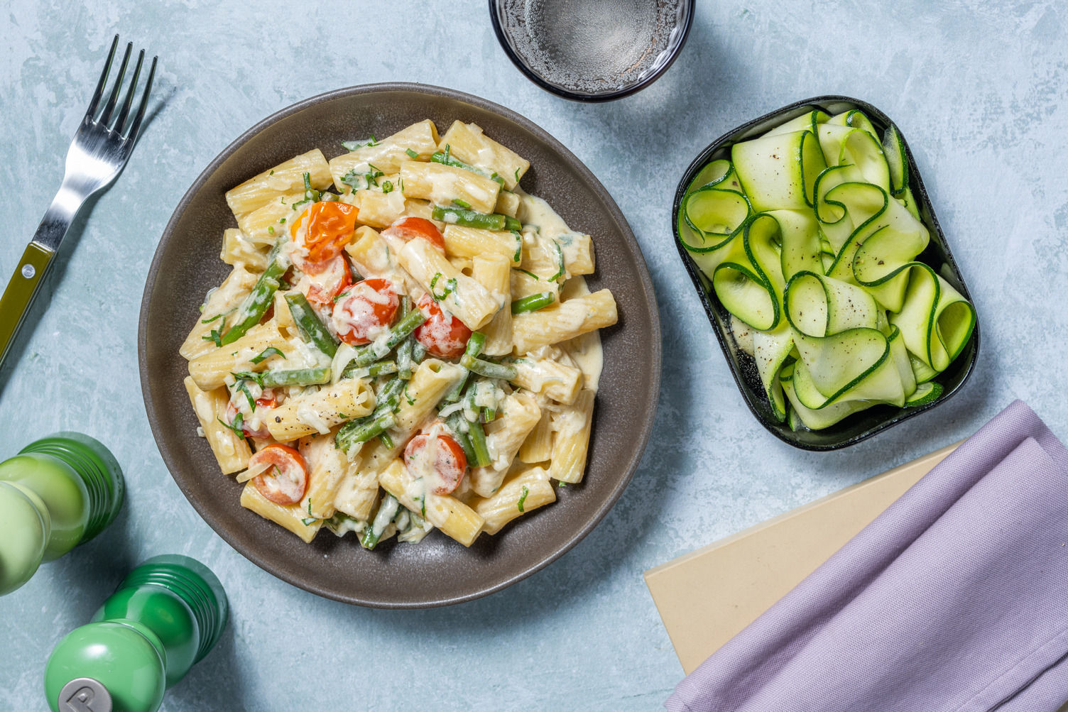 Creamy Green Bean Rigatoni Recipe | HelloFresh