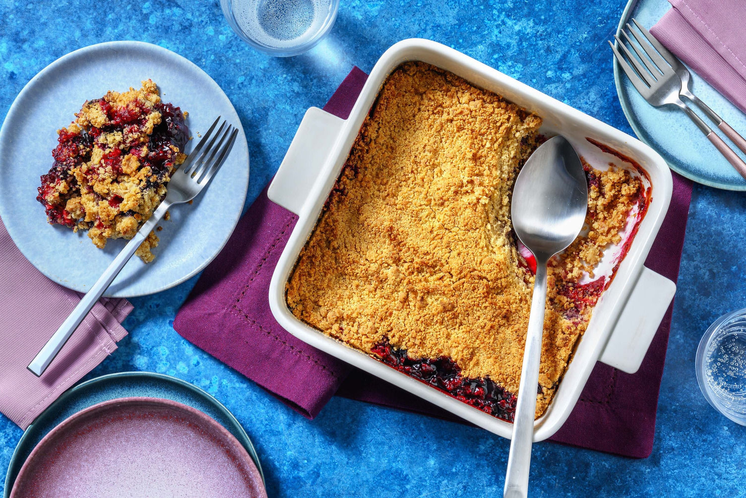 Bakbox Bosvruchten crumble Recept HelloFresh