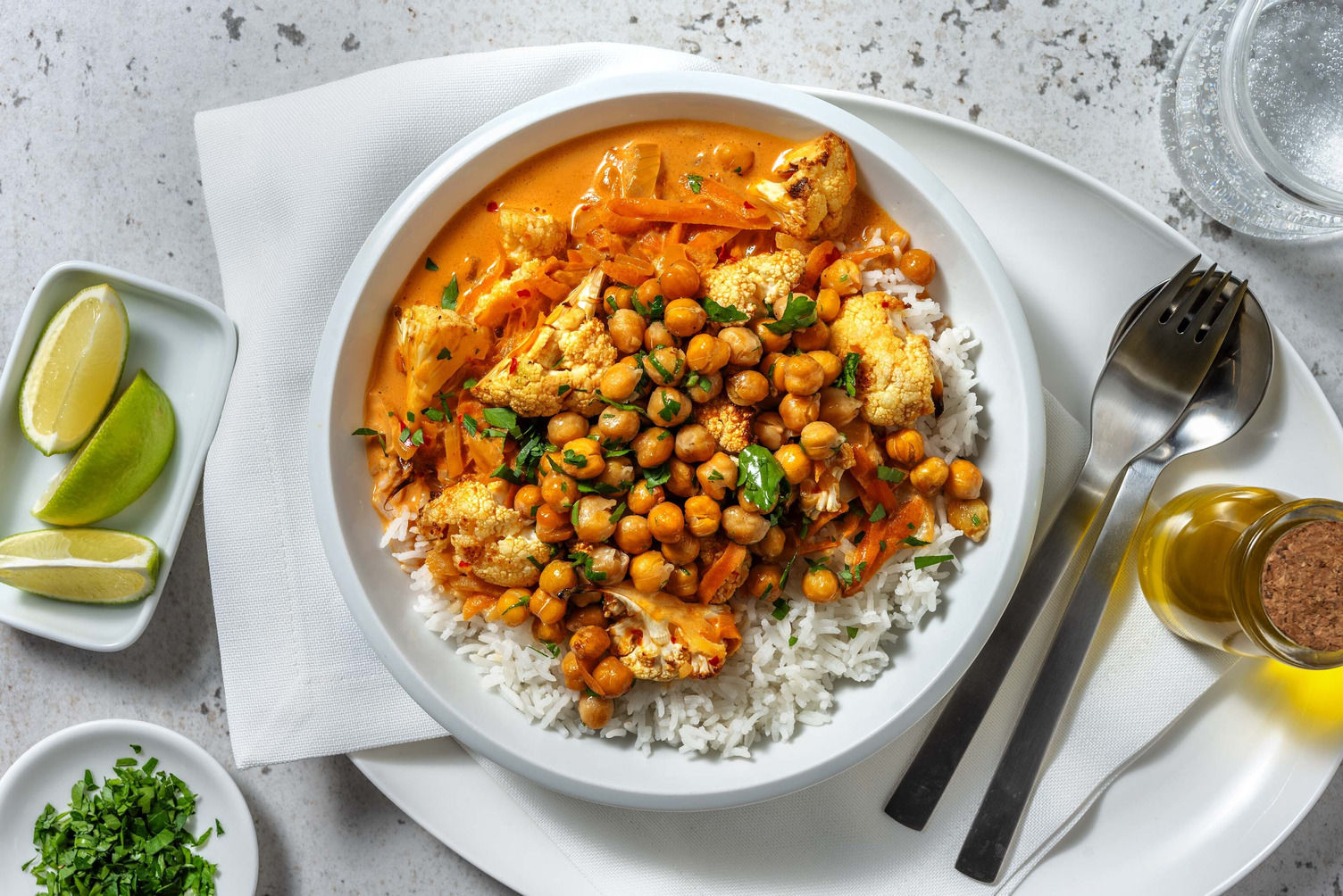 Cauliflower and chickpea curry HelloFresh