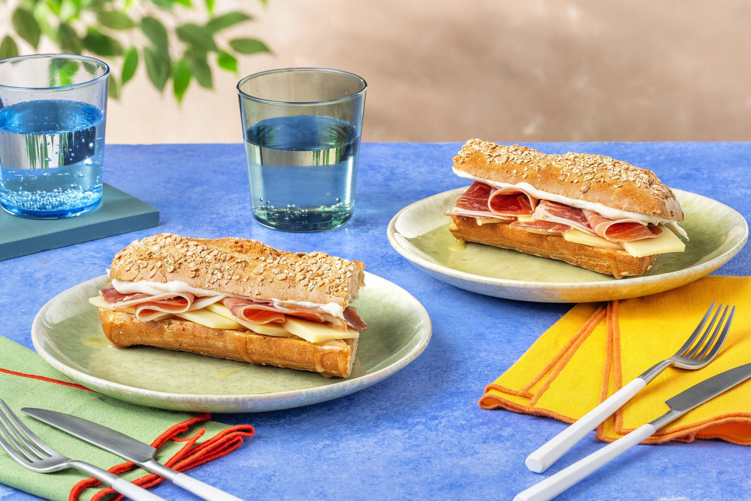 Smoked Ham & Cheddar Cheese Baguette Recipe HelloFresh