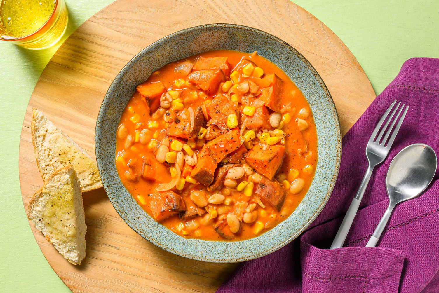 Creamy Mexican Style Spiced Stew and Ciabatta Recipe HelloFresh