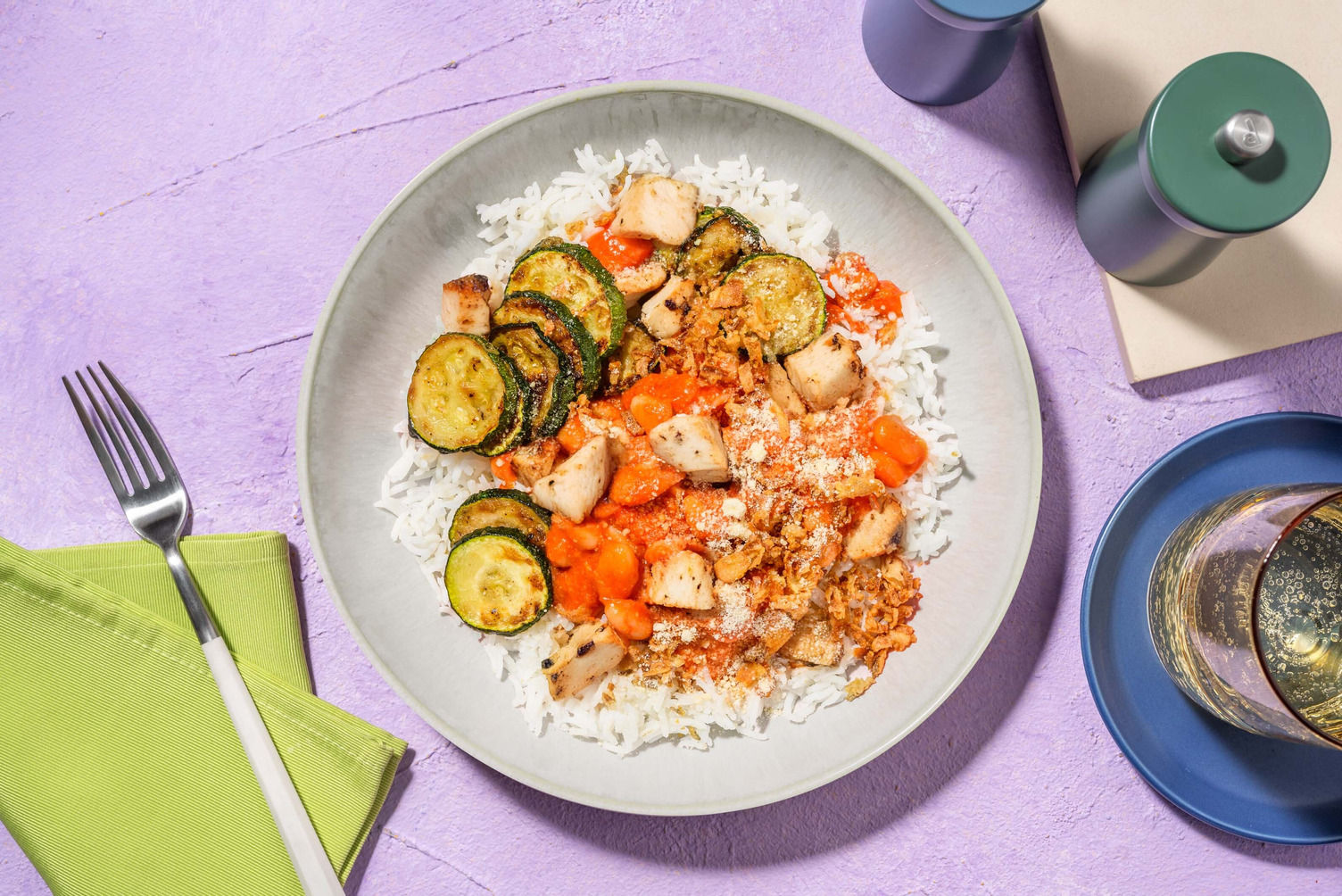 Chicken Thigh, Veggie 'Nduja and Butter Bean Stew Recipe HelloFresh