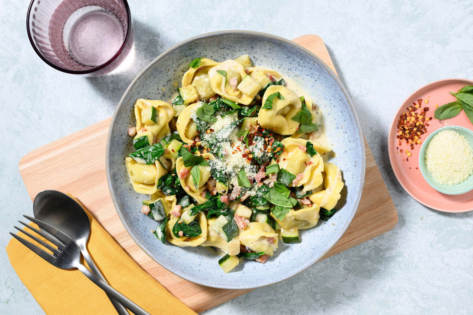 Cremet bacontortelloni HelloFresh