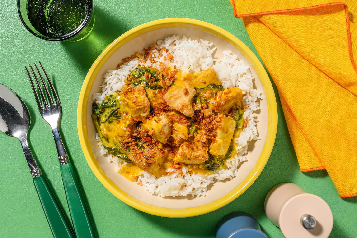Palak Tofu Curry Recipe HelloFresh