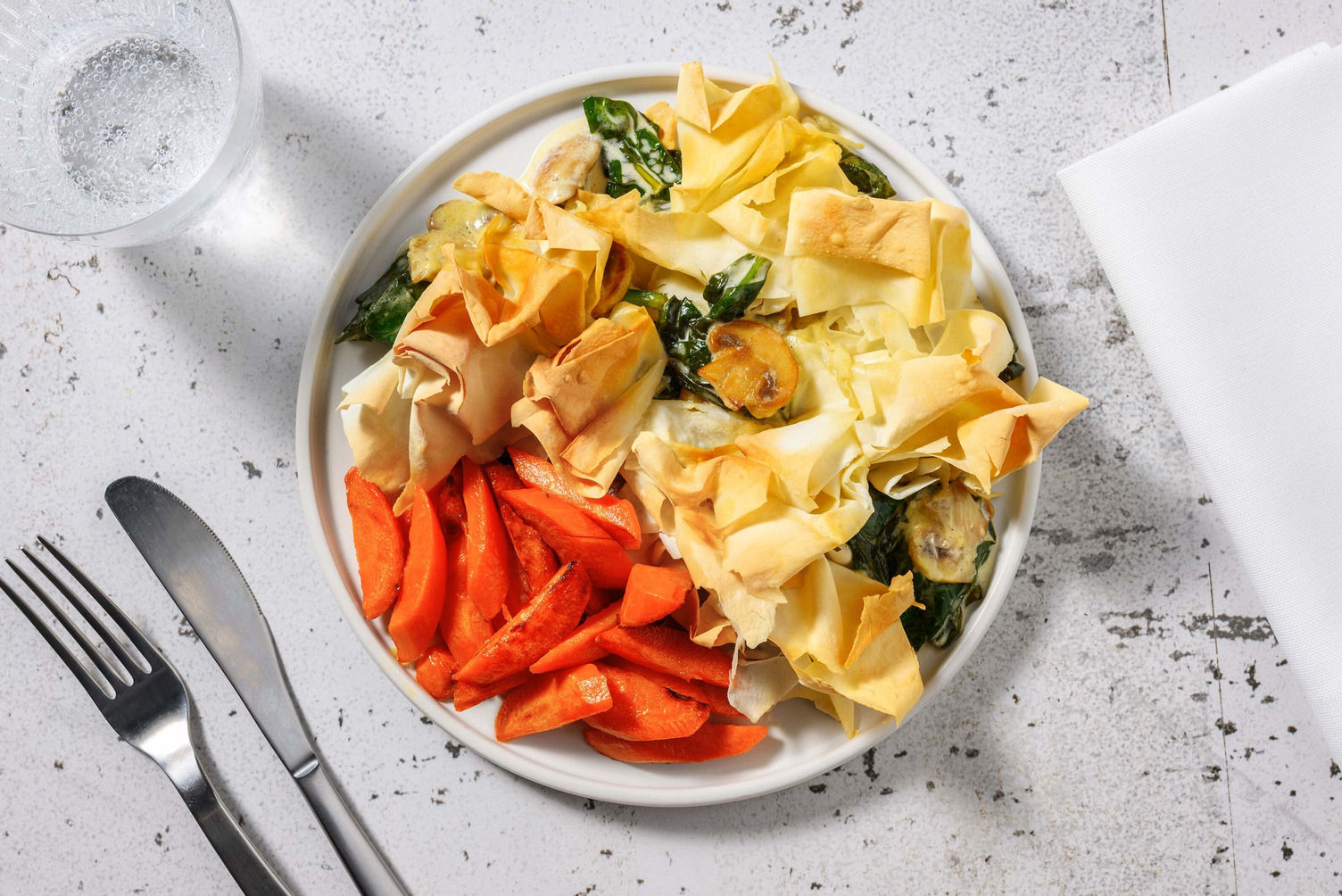 Creamy Truffle Mushroom and Spinach Pie Recipe HelloFresh