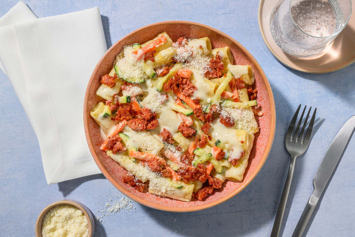 Hellofresh Rigatoni Rigatoni nach Cacio e Pepe Art Rezept | HelloFresh
