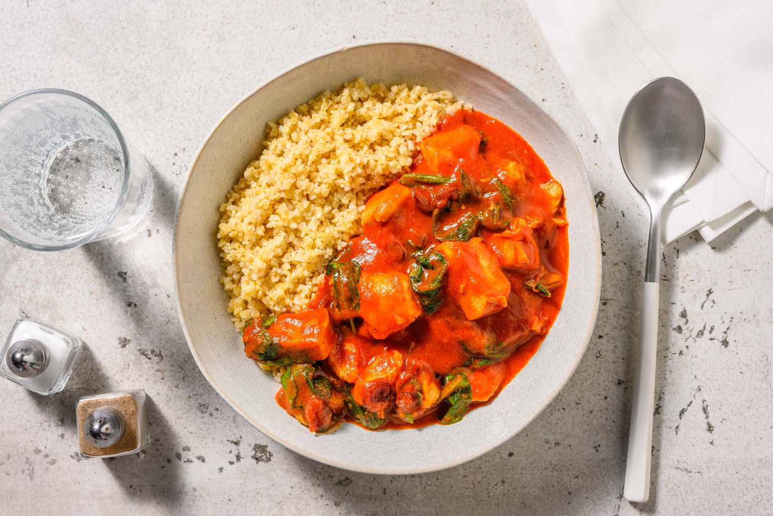 Harissa Cranberry Chicken on Bulgur Recipe HelloFresh