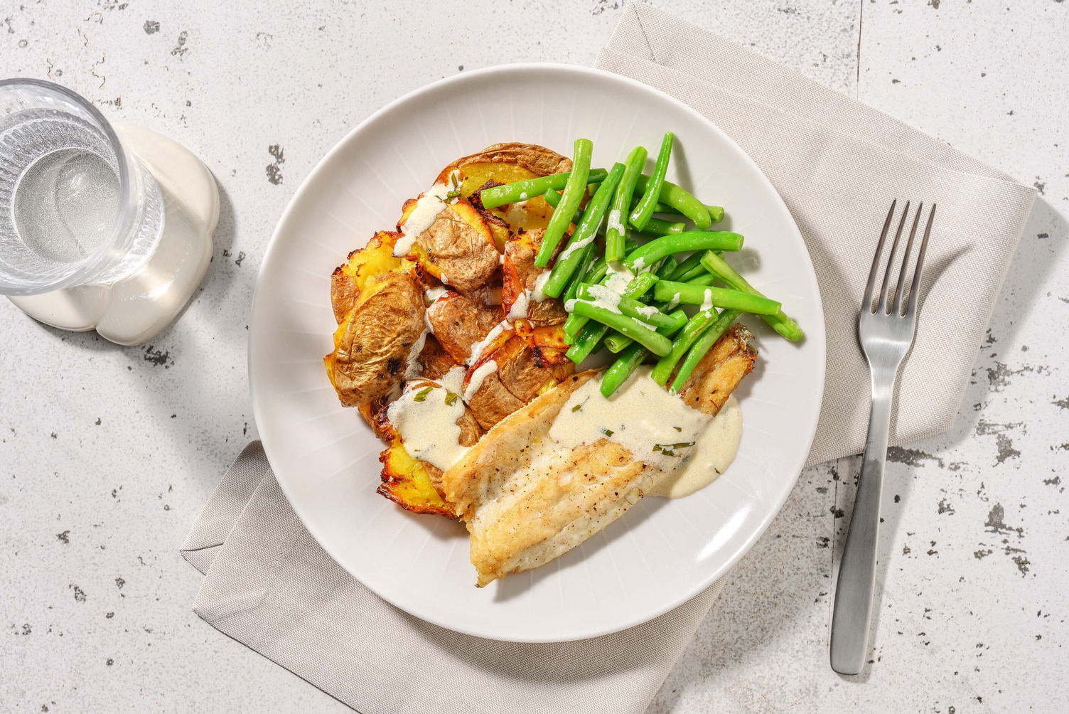 Sea Bass and Tarragon Sauce Recipe HelloFresh