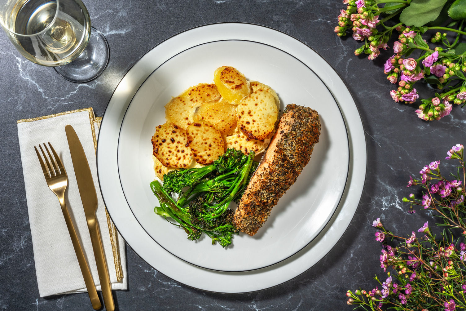 Date Night Herb Crusted Salmon Fillet Recipe HelloFresh
