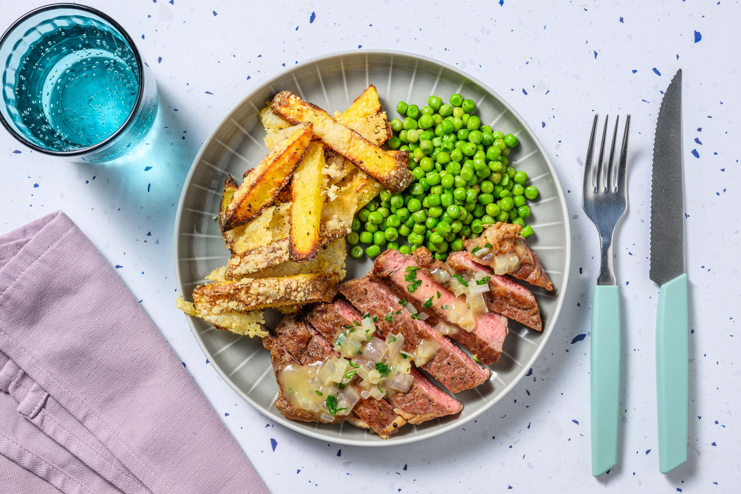 21 Day Aged Rump Steak And Garlic Butter Sauce Recipe Hellofresh 3668