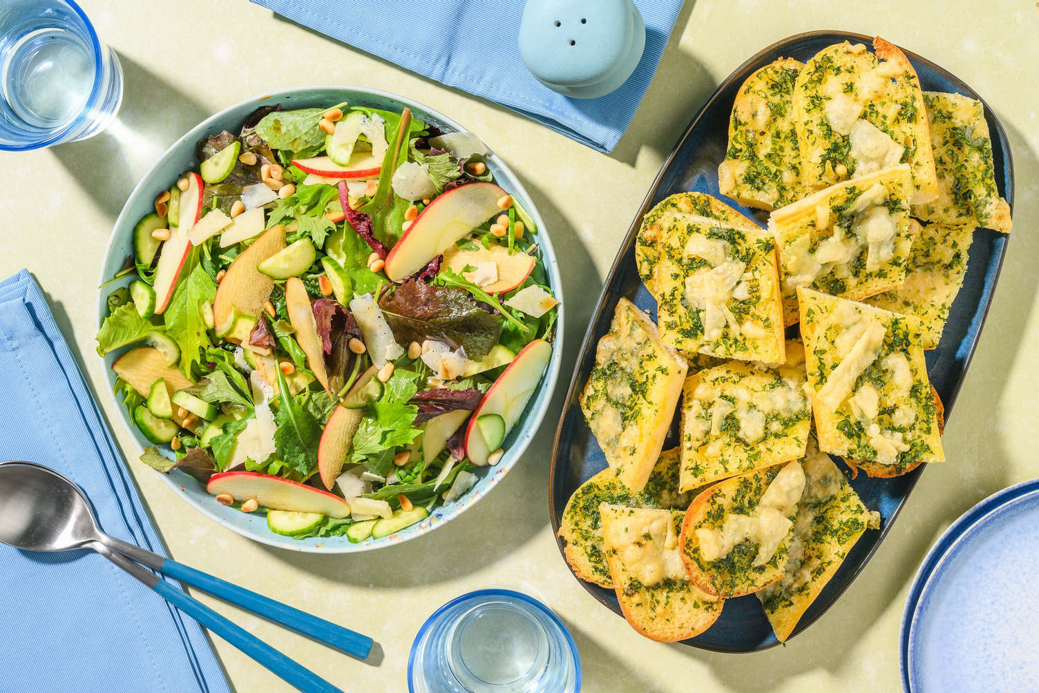 Sprød italiensk salat med høvlet ost | HelloFresh