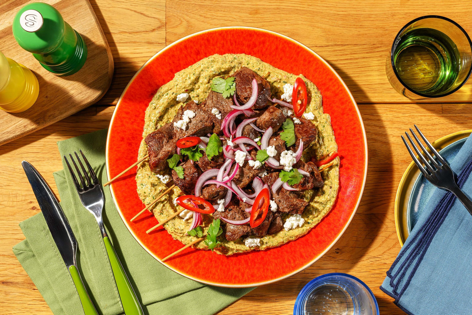 Peruvian Inspired Lamb Steak Skewers Recipe HelloFresh