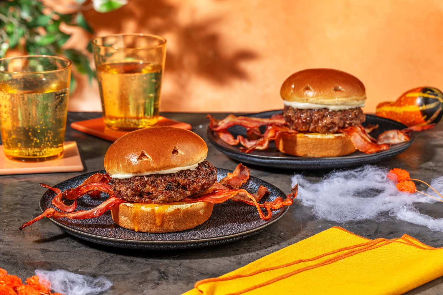 Creepy Crawly Bacon Cheese Burger Recipe | HelloFresh