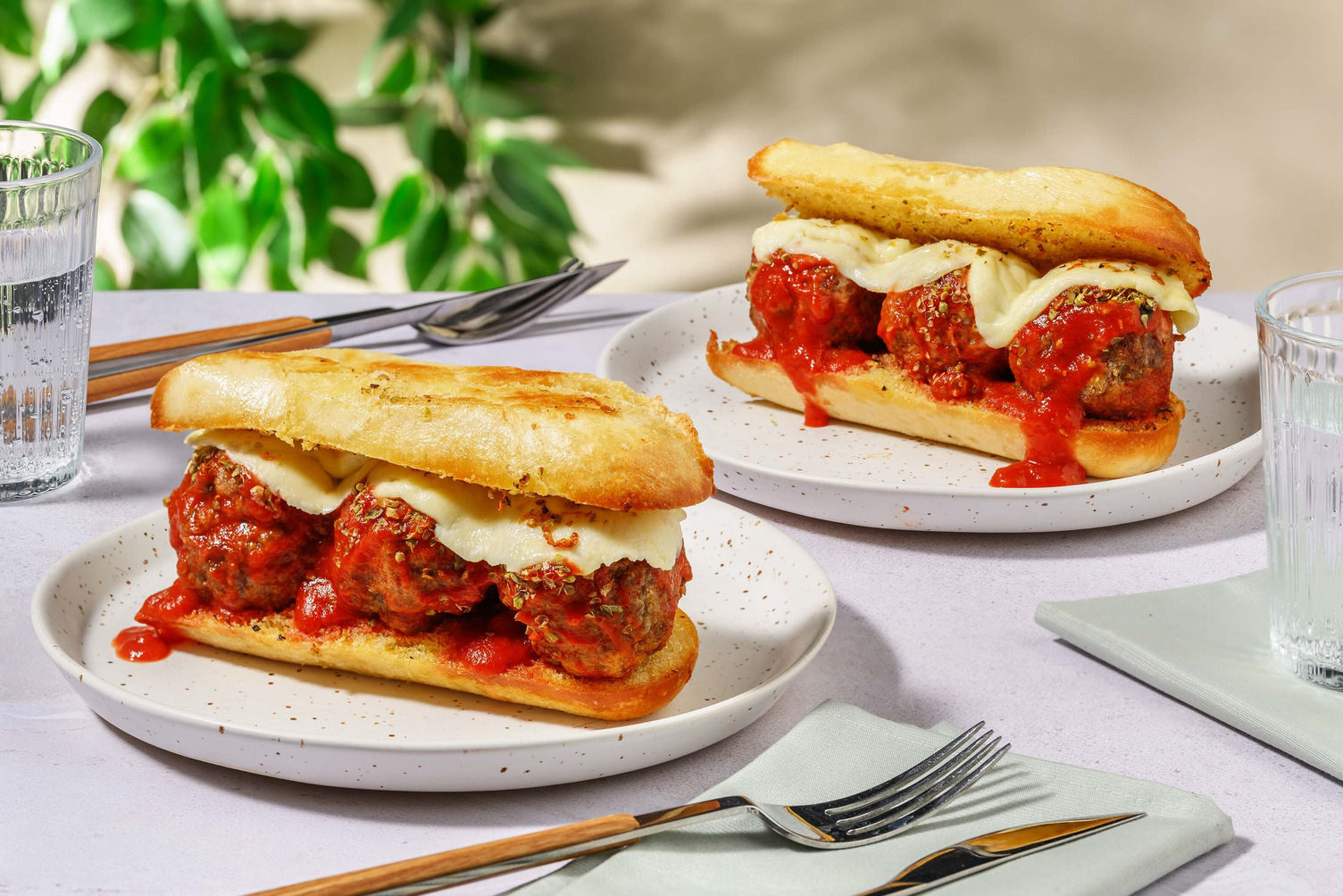 Cheesy Meatball Marinara Sub Recipe HelloFresh