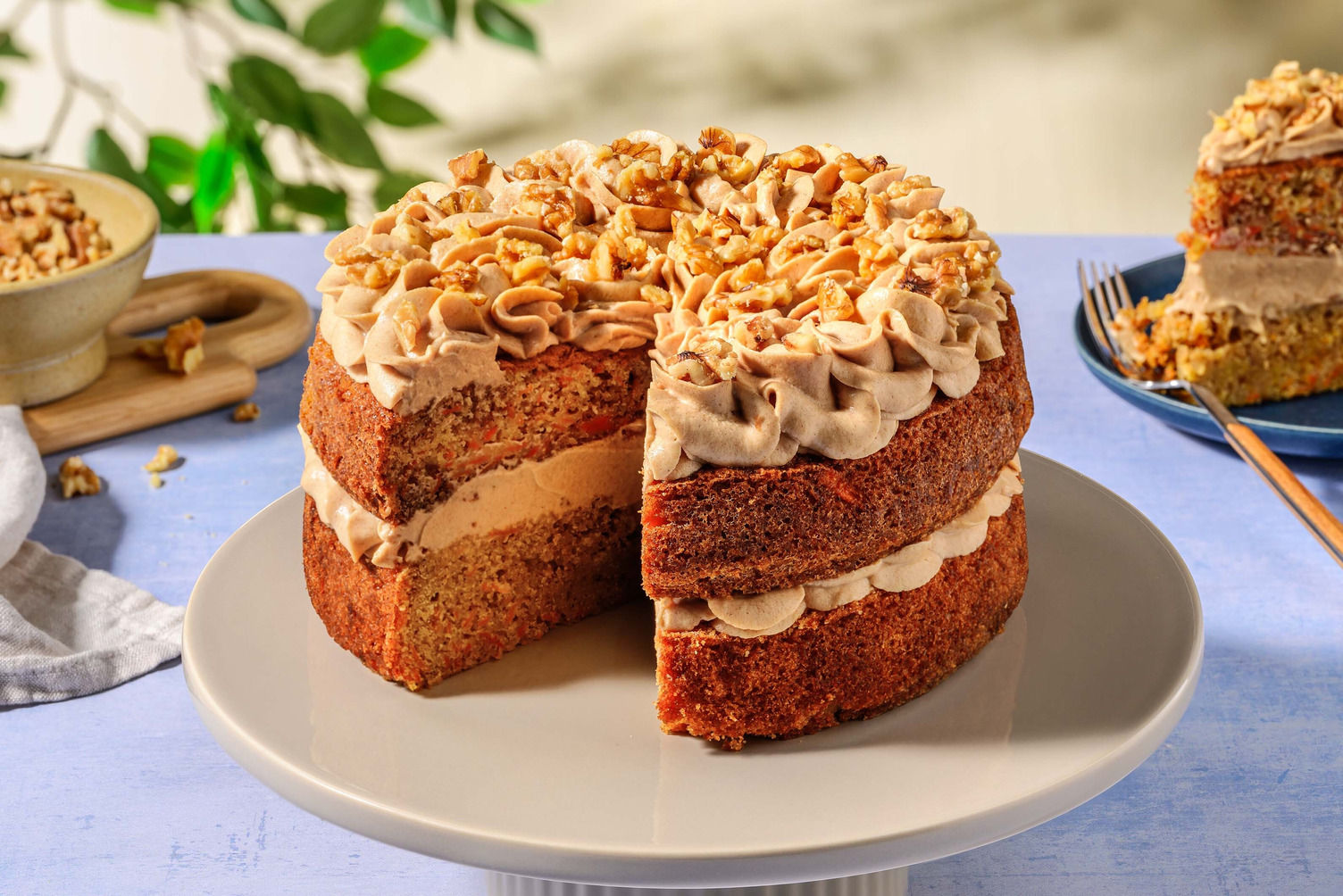 Salted Caramel and Walnut Carrot Cake Recipe HelloFresh