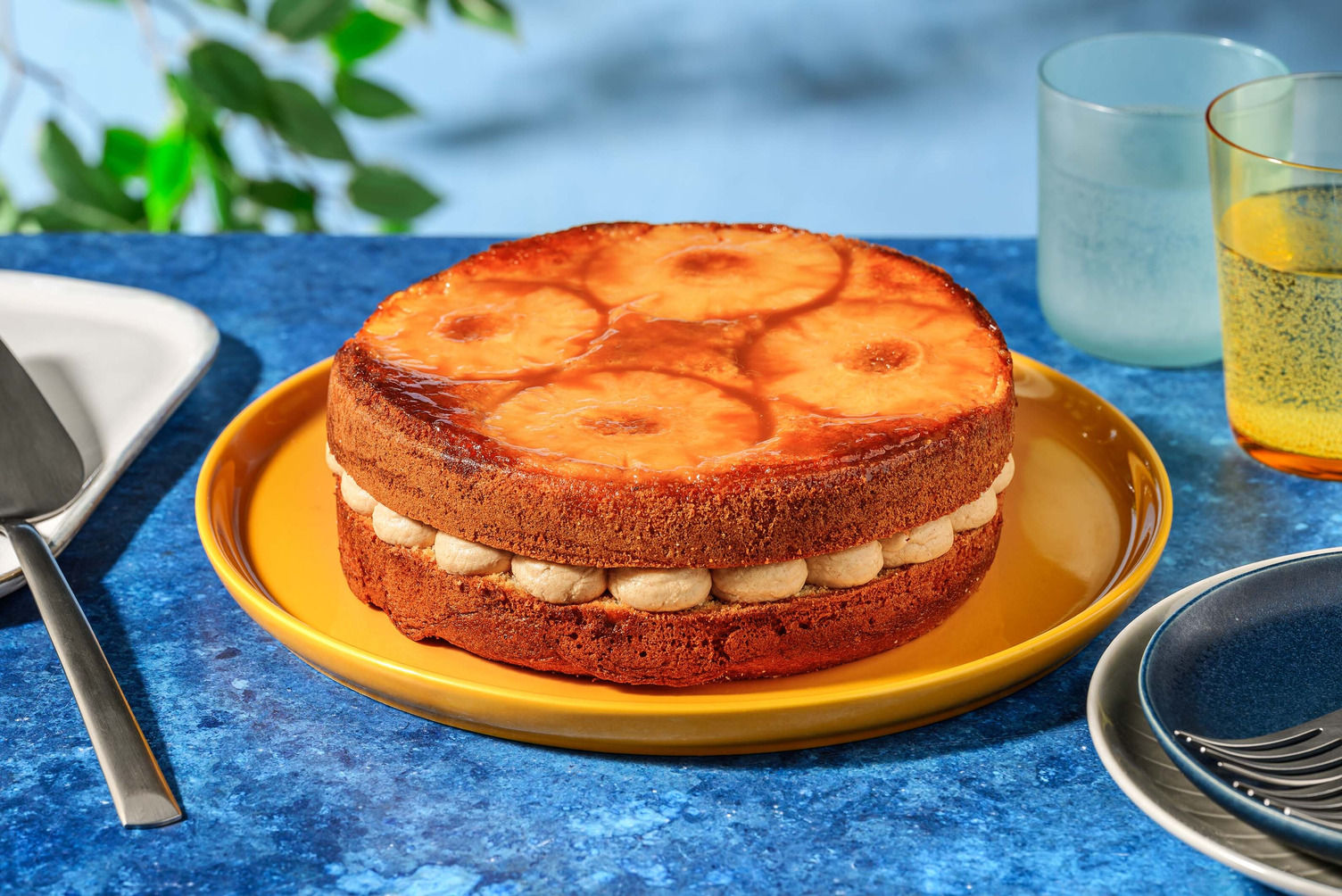Spiced Pineapple UpsideDown Cake Makes 12 Slices Recipe HelloFresh