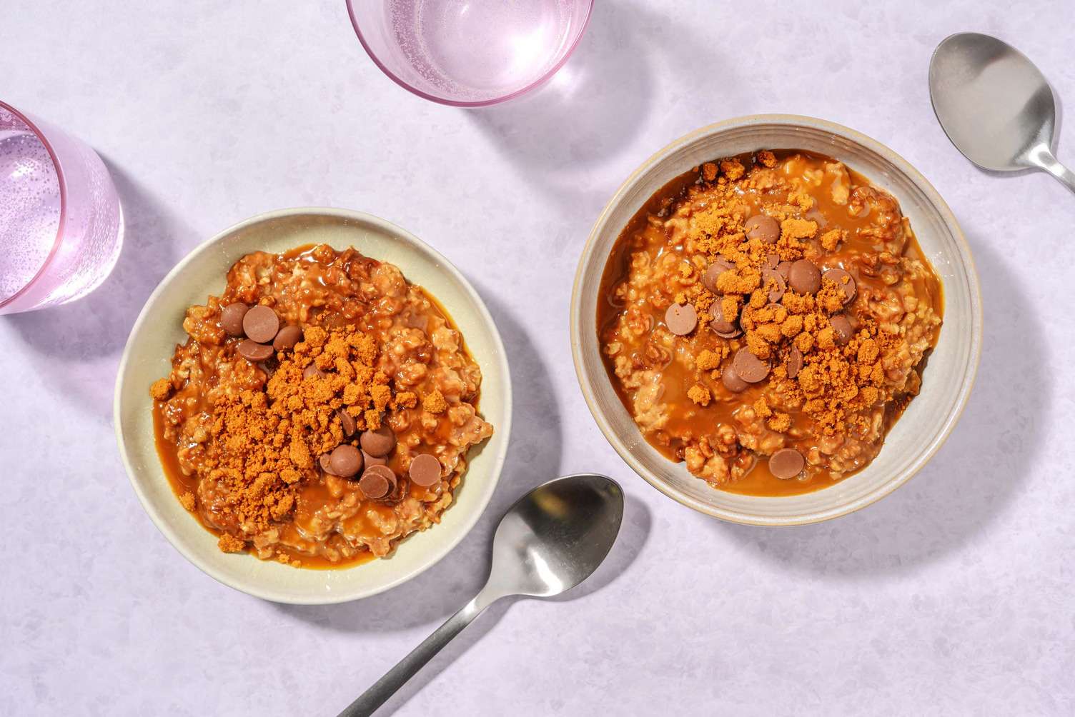 Chocolate, Speculoos & Peanut Butter Overnight Oats Recipe HelloFresh