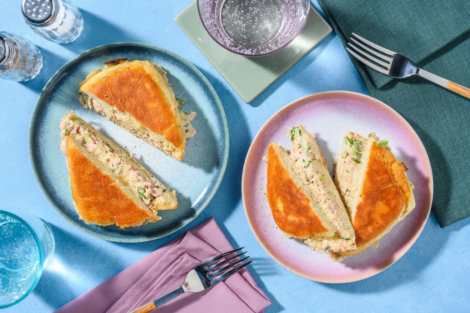 PanFried Tuna Melt Panini Recipe HelloFresh