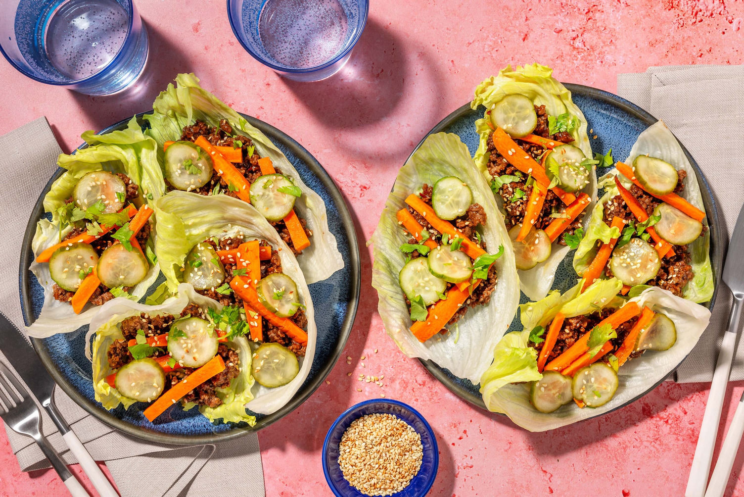 Carb Smart Sweet Chili Pork Lettuce Wraps Recipe HelloFresh