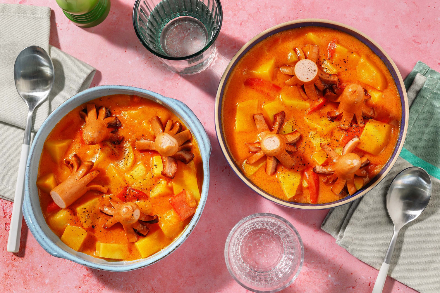 Kraken-Gulasch mit Würstchen und Spitzpaprika Rezept | HelloFresh