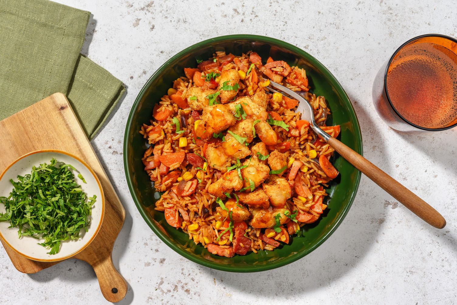 [Superstar] Sweet Chilli Chicken & Bacon Fried Rice Recipe | HelloFresh