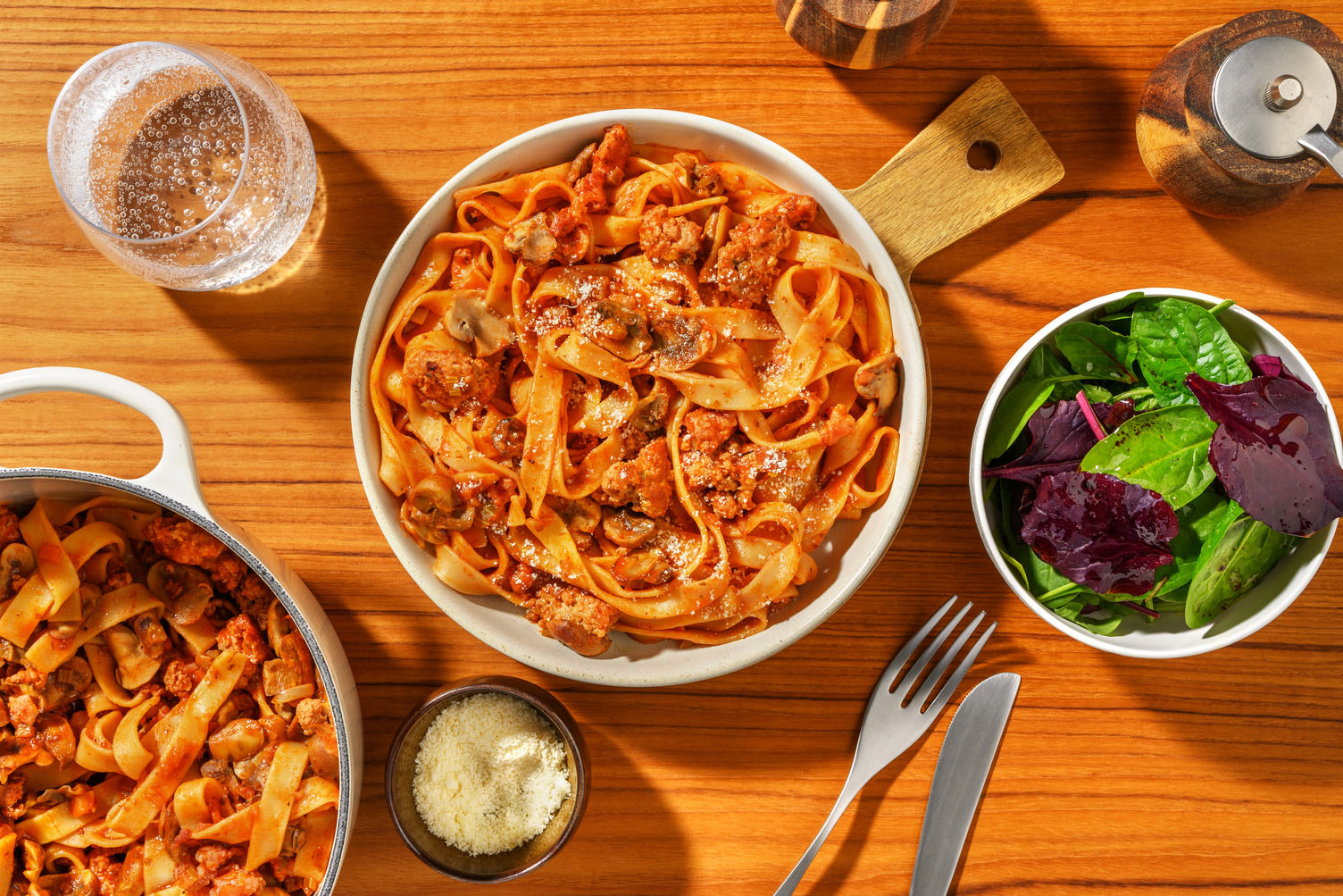 Red Wine Pork, Bacon & Mushroom Ragu Recipe | HelloFresh