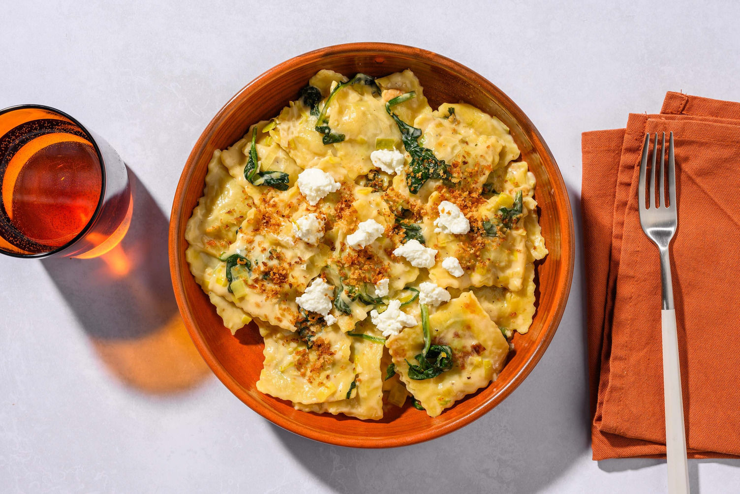 SuperQuick Creamy Chicken Breast Tenders and Mushroom Ravioli Recipe ...