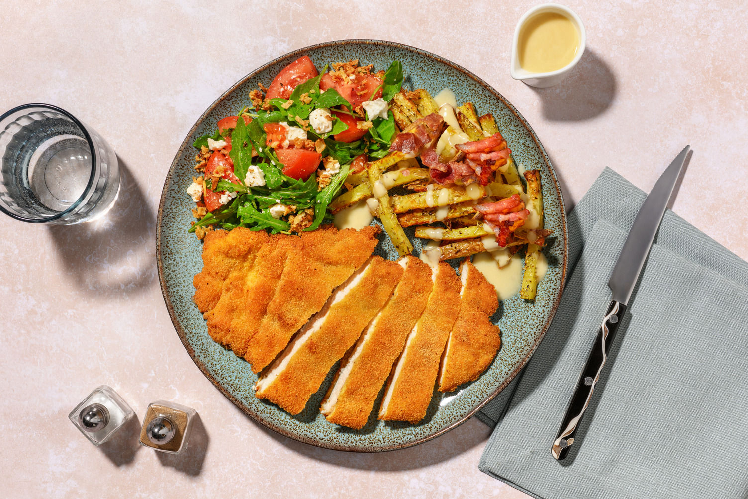 Southern Style Fried Chicken & Poutine Inspired Bacon Fries Recipe ...