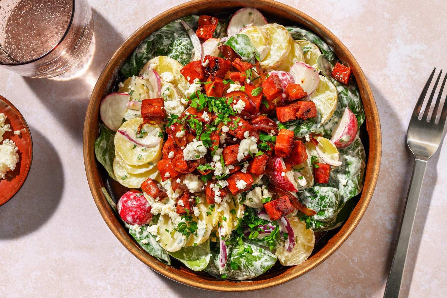 Spanischer Kartoffelsalat mit Chorizo Rezept | HelloFresh