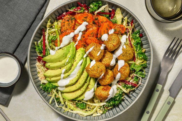 Falafel- og couscoussalat | HelloFresh
