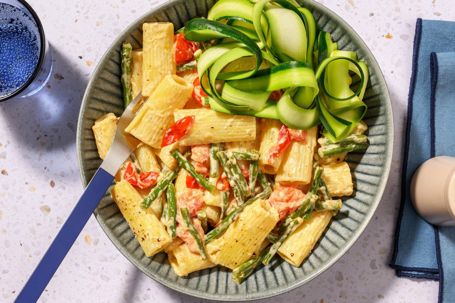 Springtime Tomato and Green Bean Rigatoni Recipe | HelloFresh