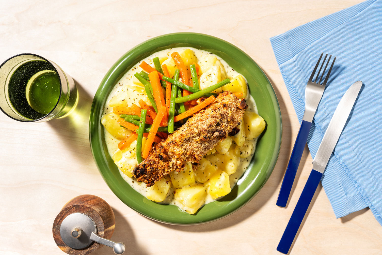 Baked Basa with Hazelnut Crust Recipe | HelloFresh