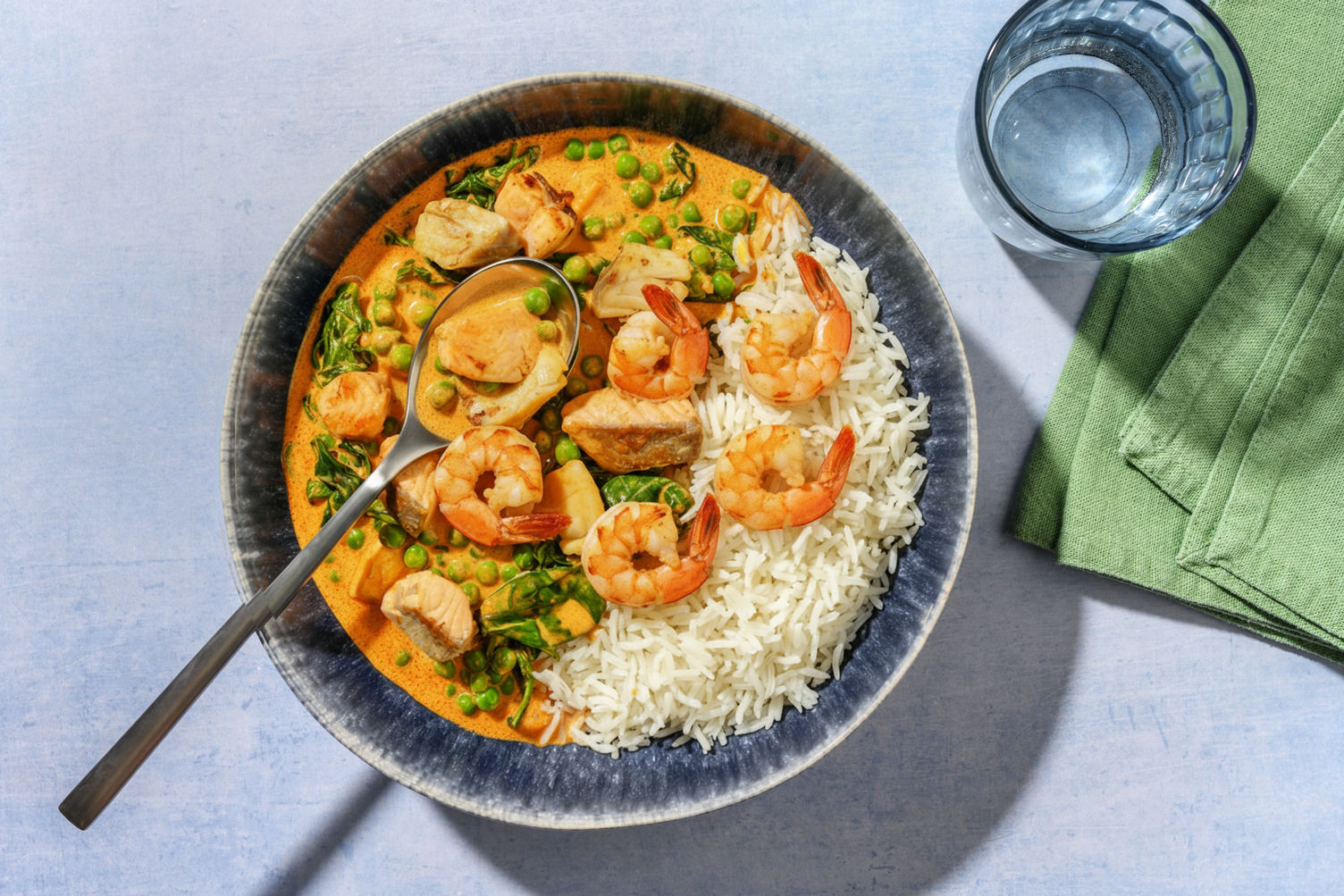 Red Thai Inspired Fish and Prawn Curry Recipe | HelloFresh