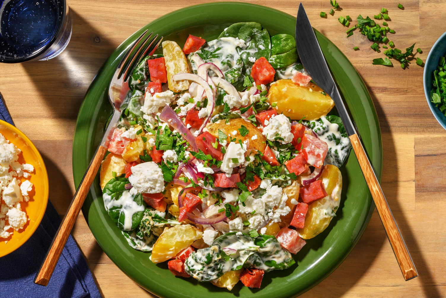 Spanischer Kartoffelsalat mit Chorizo Rezept | HelloFresh