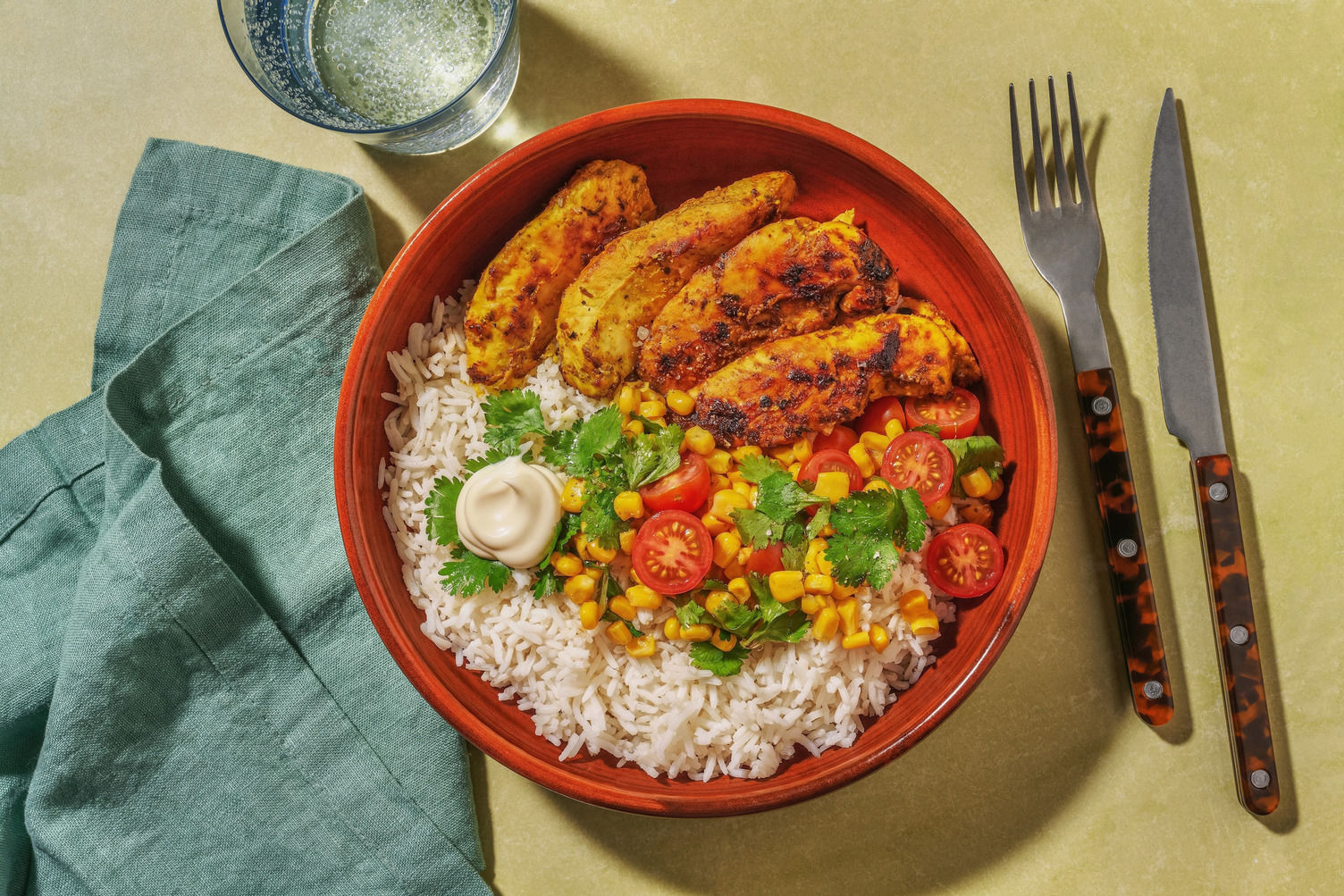 Abuela's Double Chicken & Mashed Avo Rapid Rice Bowl Recipe | HelloFresh