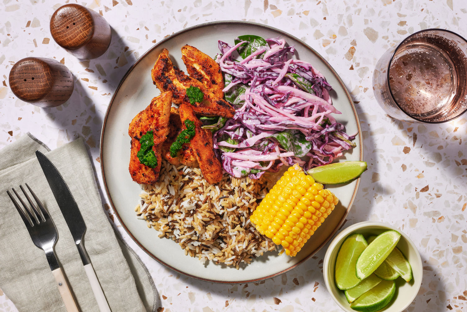 Fast Fiesta Lime Chicken & Wild Rice Recipe | HelloFresh