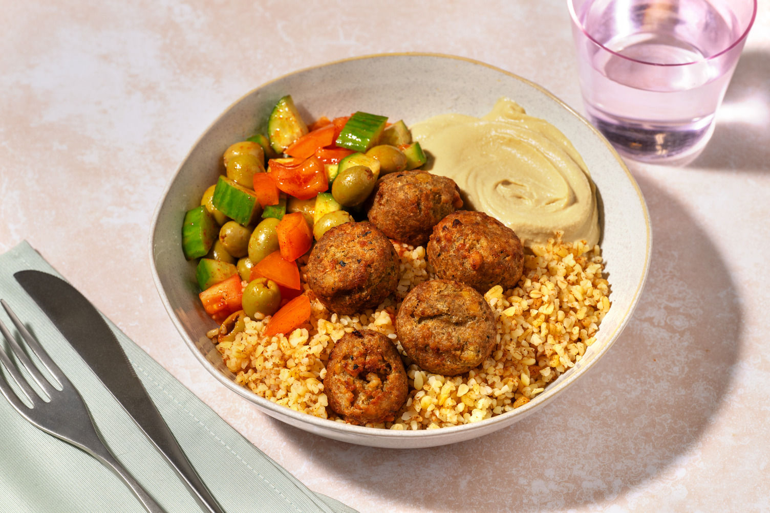 Falafel Buddha Bowl with Irish Chicken Recipe | HelloFresh