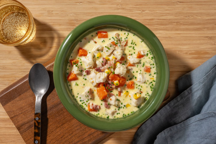 High Class Chowder New England Style Fish and Bacon Chowder Recipe | HelloFresh