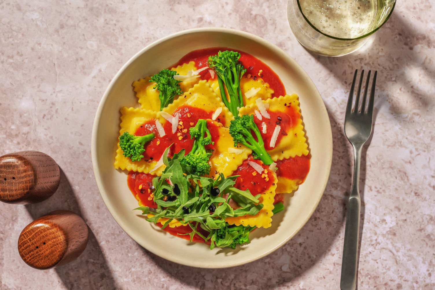 Nduja and Red Pepper Ravioli Arrabbiata Recipe | HelloFresh