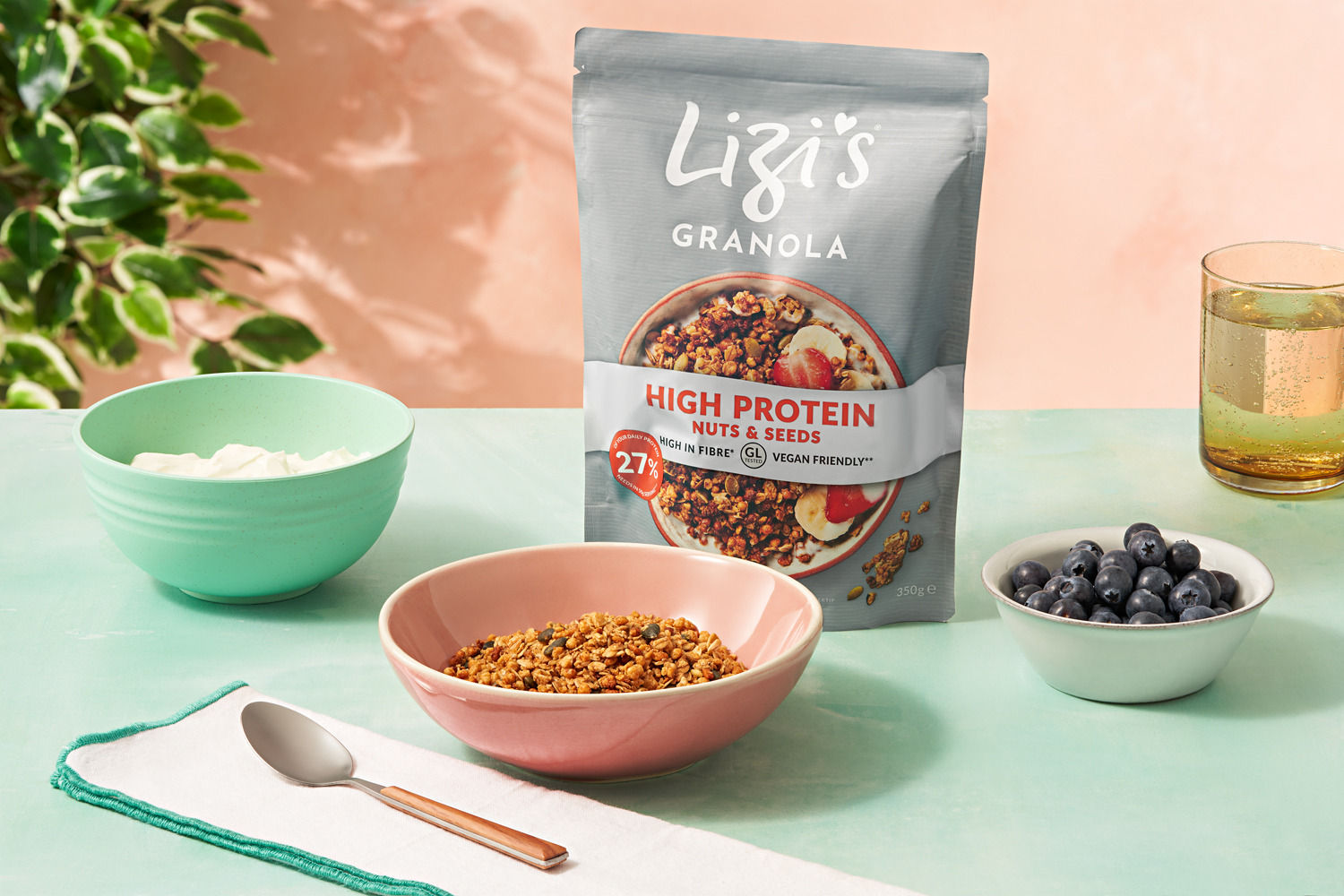 Breakfast Bundle Lizi's High Protein Granola, Greek Style Yoghurt