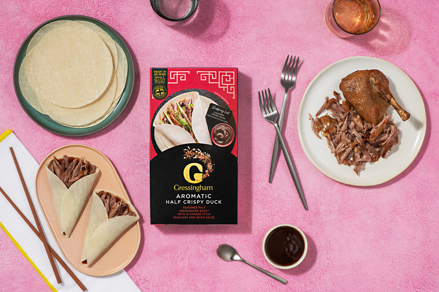 Gressingham's Chinese Style Duck Pancakes Recipe | HelloFresh