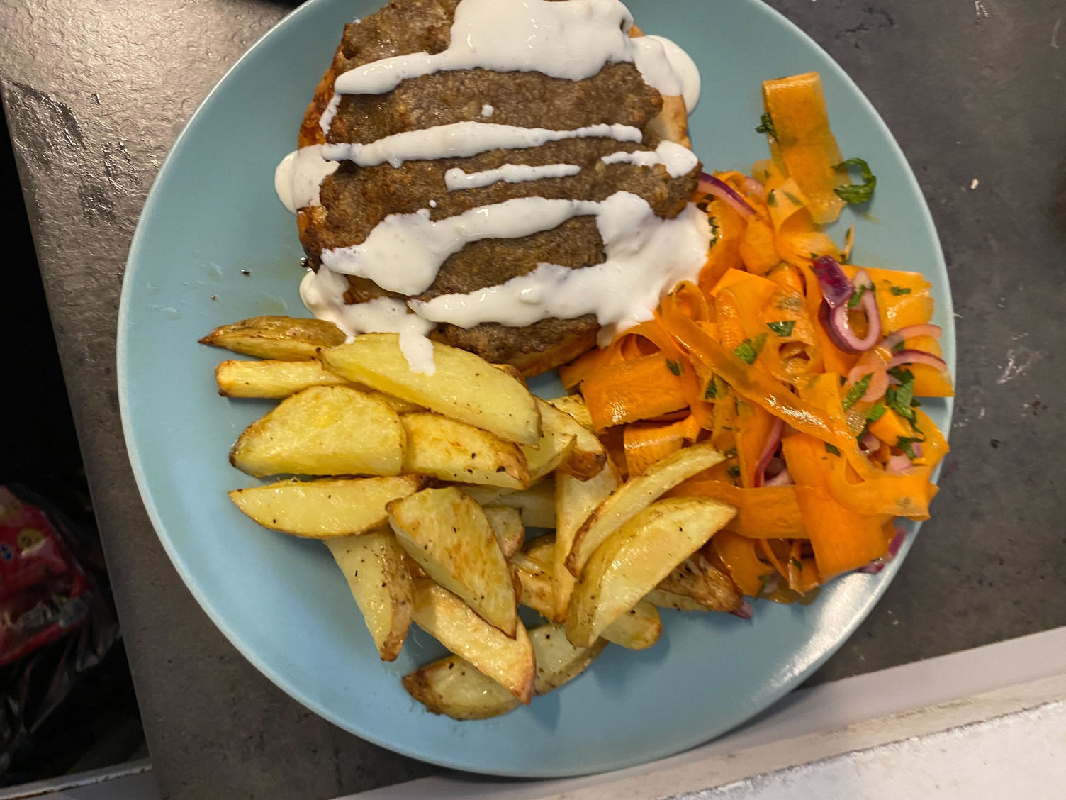 Turkish mixed mince flatbread Recept HelloFresh