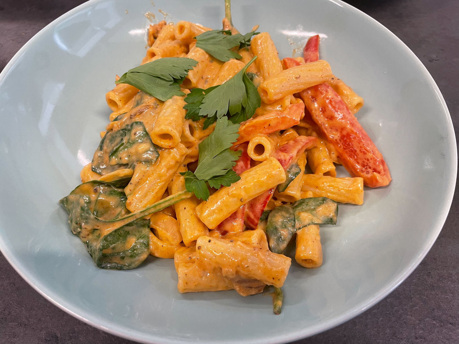 Cheesy paprika pasta HelloFresh
